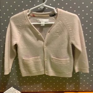 Burberry Cashmere Sweater 12M NWOT